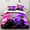 Set Copripiumino Gaming Decorazione Stanza dei Giochi Ragazzi ragazzi Adolescenti Copripiumino Videogioco Set Biancheria da Letto Singolo Let's Play Copripiumino Set da Letto