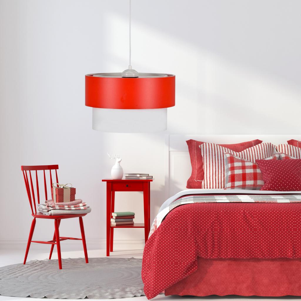 

Красный ПВХ торт люстра подвесной светильник спальня вход в зал