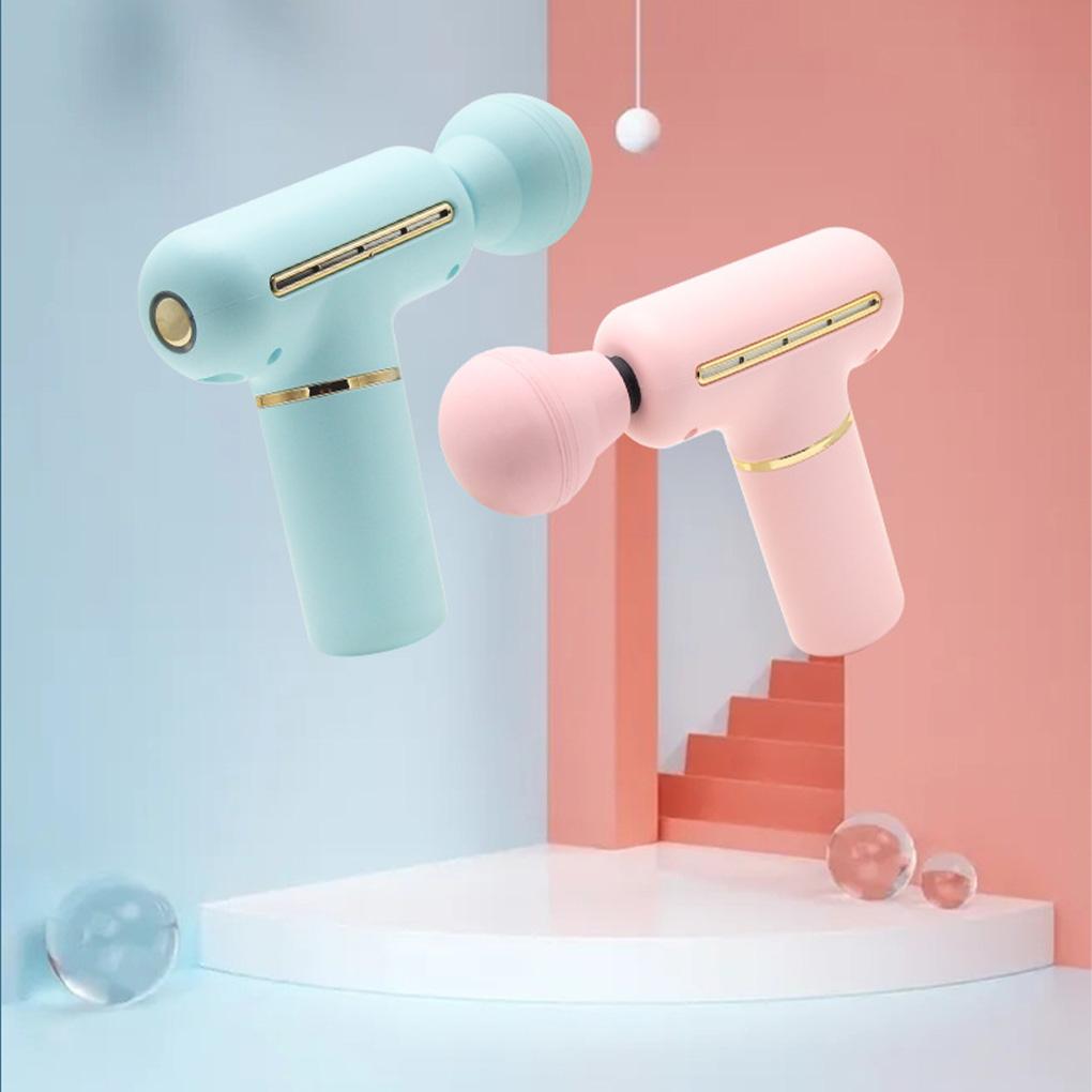 Electric Fascia Massager Fitness Rechargeable Muscle Massage Adjustable Portable Deep Back Neck Shoulder Relaxation