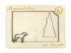 Azawakh, Tuareg Sloughi - Photo Frame, Engraved Wooden Frame, a Lovely Gadget for the Dog Lover by