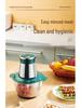 Multi-Functional Stainless Steel Food Processor with Copper Motor: Grinds Meat, Kneads Dough, and Makes Garlic Paste