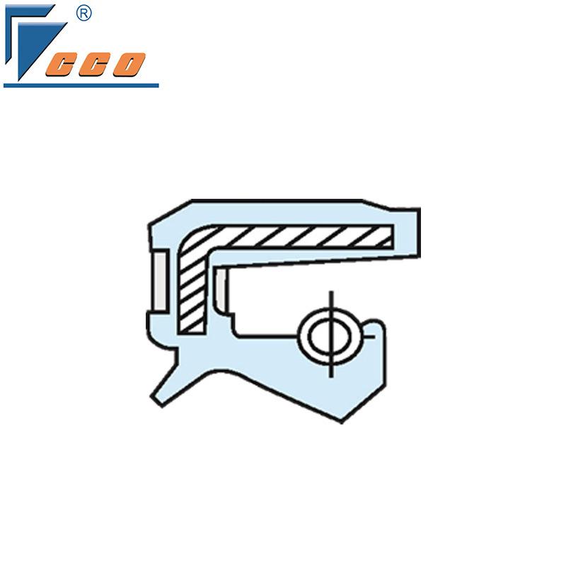 Fluororubber TC Oil Seal: Wear & Heat Resistant (Up to 200℃) for Industrial Rotating Shafts, Inner Diameter 5-55mm