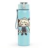 1PC Three Fashion Girl Friends 750ml Color Plastic Sports Water Bottle Leakproof Flip Straw Lid Suitable for Sports Office Home Use