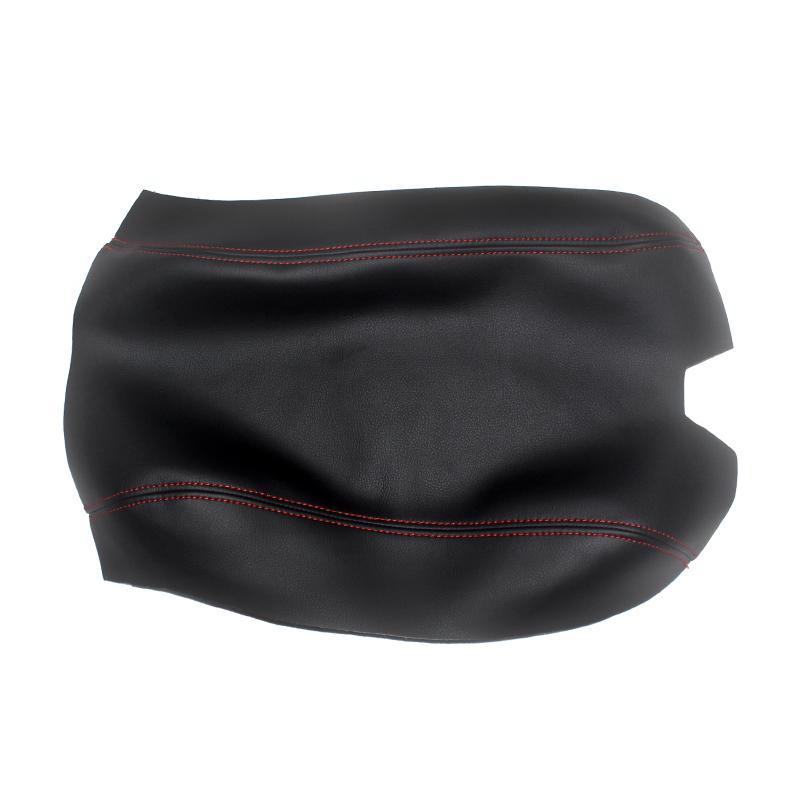 Car Center Armrest Control Box Microfiber Leather Cover Interior Sticker Trim For Ford F150 2009 2010 2011 2012 2013