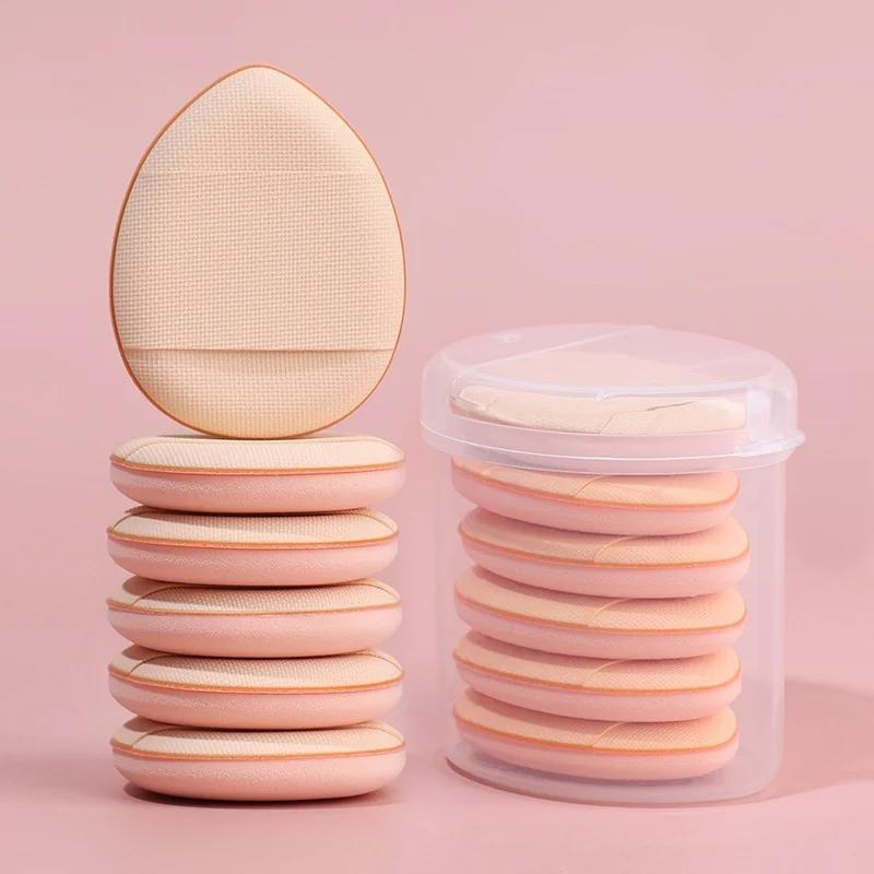 Mini Size Finger Puff Makeup Sponge Set, Face Concealer Foundation, Puff Detail, Professional Cosmetic Pad, Makeup Tool