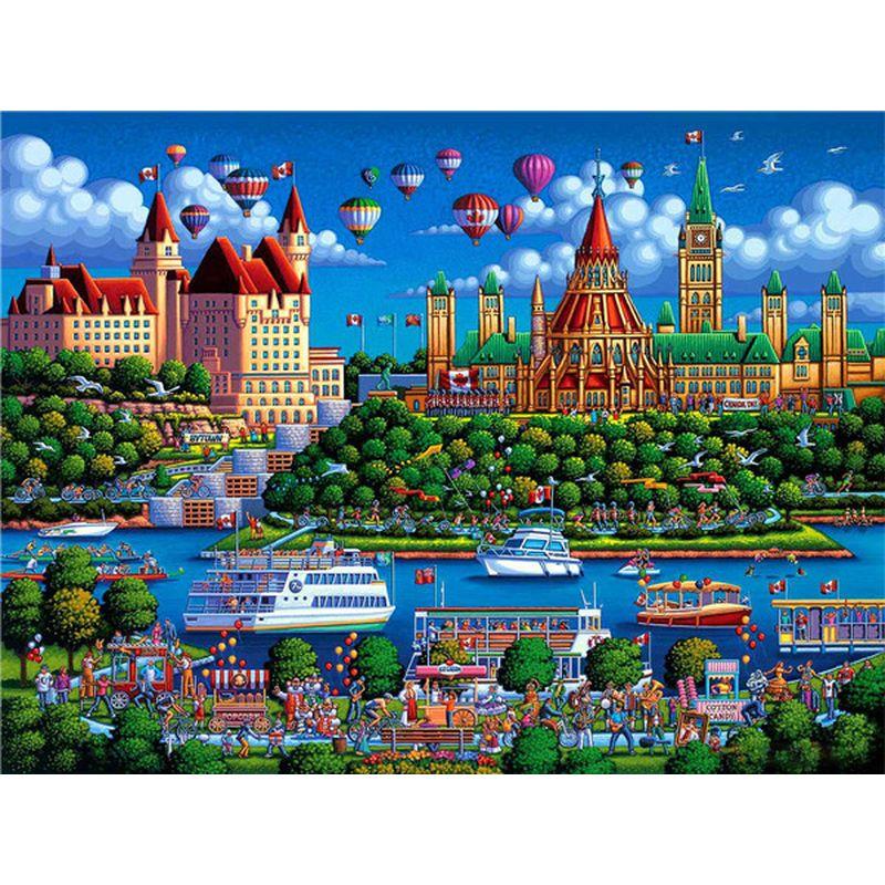 

Diy 5d Алмазная картина Уличная мозаика Наборы Архитектура Пейзаж Алмазная мозаика Мультфильм Новое поступление Домашний декор Full Round 20x25CM