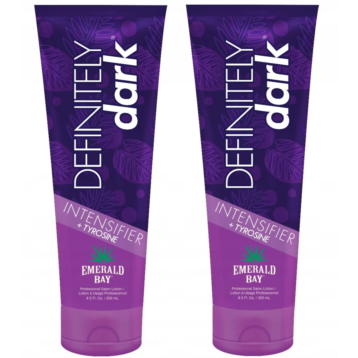 Set 2x Emerald Bay Definitely Dark Per Solarium 250ml