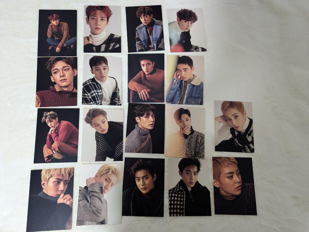 

[USED] EXO For Life Official Postcard Complete Set