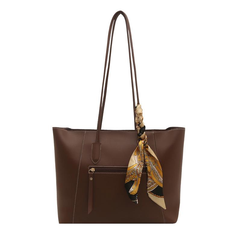 High Sense Retro 2025 New Popular Fashion Trend Fashion Large Capacity Tote Bag Women Shoulder Handbag