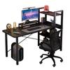 Multifunctional Corner Desk with Bookshelf - Perfect for Home Office or Bedroom