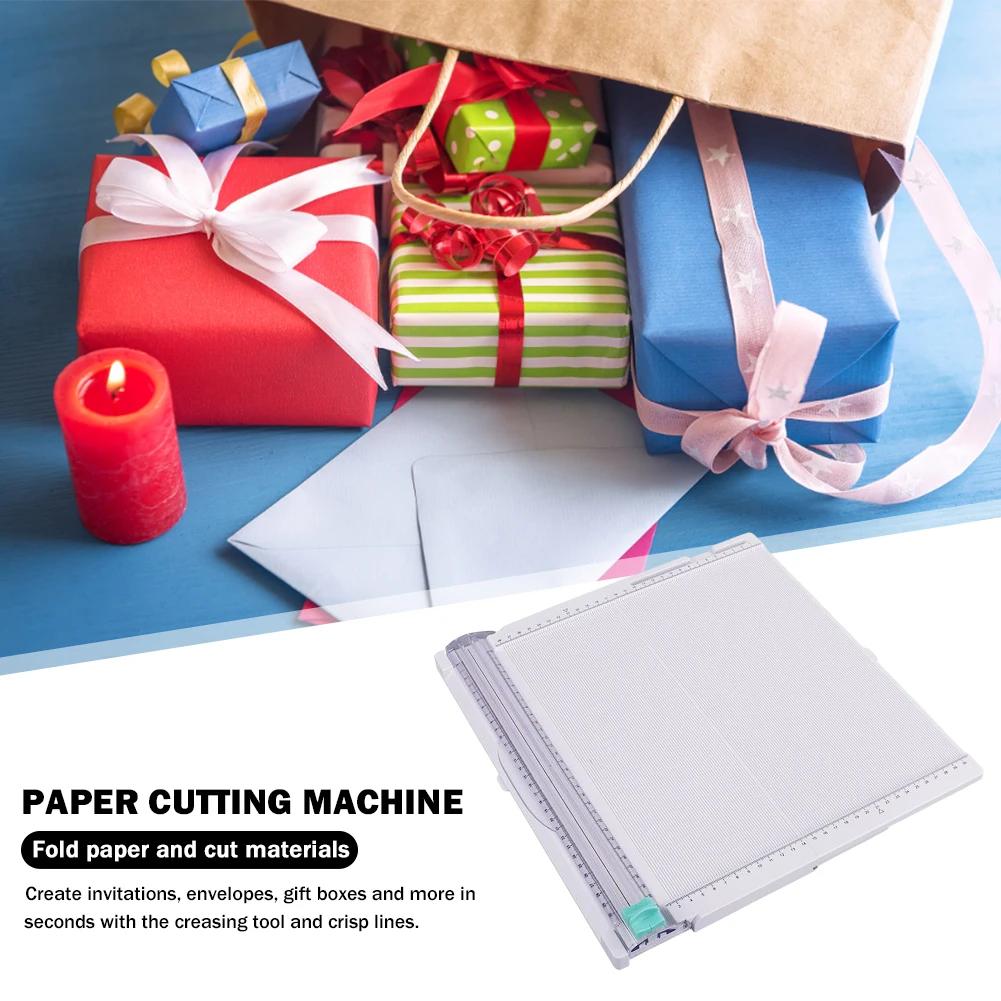 12x12 cali Przenośna gilotyna do papieru Deska do bigowania Cutter do papieru rzemieślniczego Maszyna do cięcia papieru fotograficznego składanego DIY Scrapbooking Rzemiosło