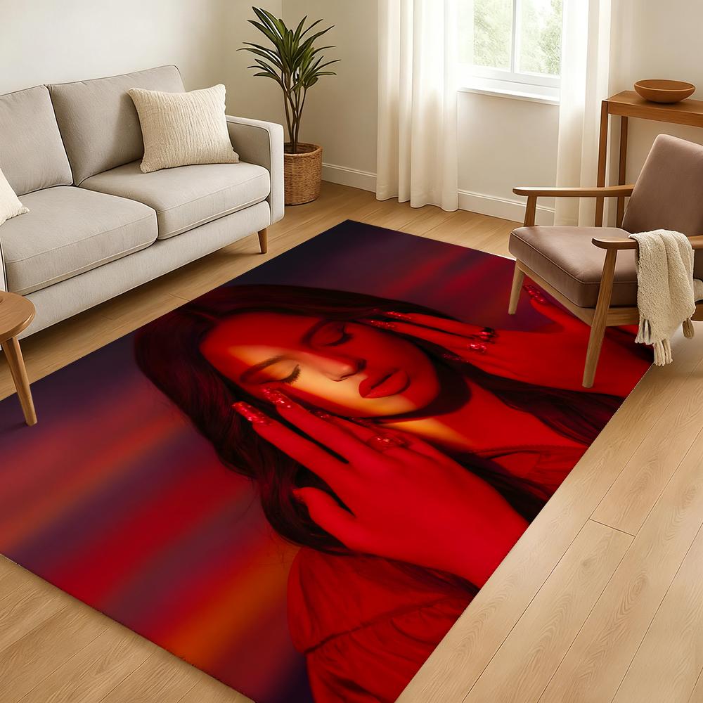 Singer Rosalia LUX New Album Floor Mat Soft Thickened Absorbent Non-Slip Bedroom Living Room Door Mat Home Decor Flannel Rugs