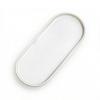 Oval Serving Platter Raised Rim Ceramic Dish White for Hosts, Home Cooks,