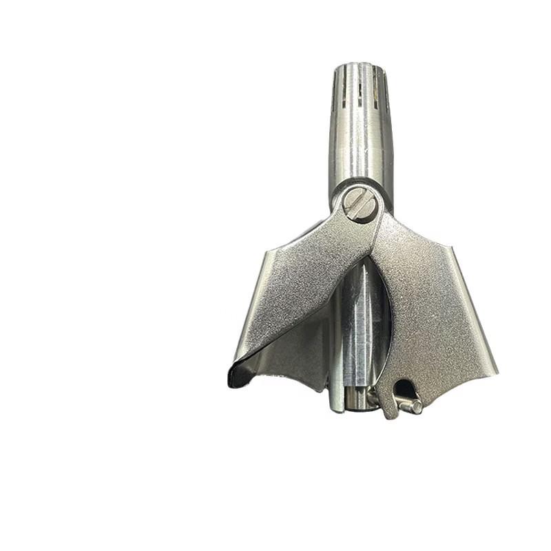 6-Pack Stainless Steel Manual Nose Hair Trimmer
