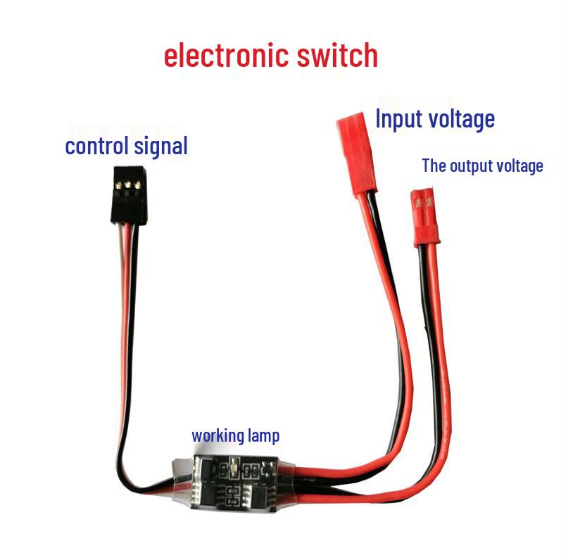 

Электронный переключатель RC высокого тока 20A 3-30В для дронов, модельной авиации, защиты растений и управления водяным насосом через ШИМ-сигнал High Voltage Version