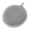 Non-stick Double-sided Dishcloth with Silver Thread Scrub Sponge