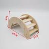 Hamster Solid Wood Villa: Nest, Hideaway, Toy & Ornament for Small Pets