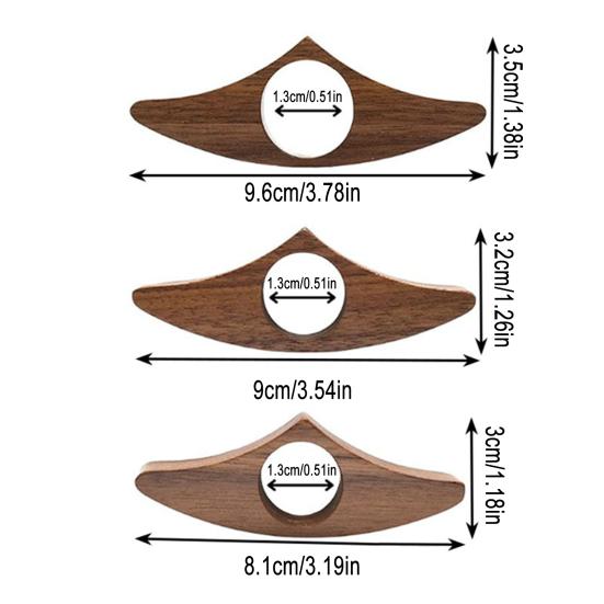 Wooden Book Page Holder Handmade Book Opener Thumb Ring Bookmark Reading Book Accessories Teachers Students Book Lovers Bookworms Gift