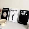 3er-Set Hardcover-Bücher im Faux-Look – Papiermaterial, schicke Wohndekoration für Wohnzimmer und Schlafzimmer, moderne dekorative Buchornamente,