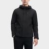 Fila Solid Color Hooded Woven Jacket Men Jackets Black F11M342702F-BK