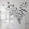 3D Waterproof Black Bats Wall Decor Halloween Decor