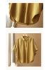 2026 Summer Retro Plus Size Loose Short Sleeve Casual Women's Shirt