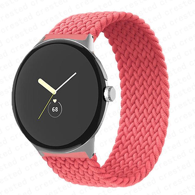 Solo Loop intrecciato per cinturino Google Pixel Watch Accessori Smartwatch Cinturino in nylon elastico Braccialetto correa Pixel Watch Banda Active