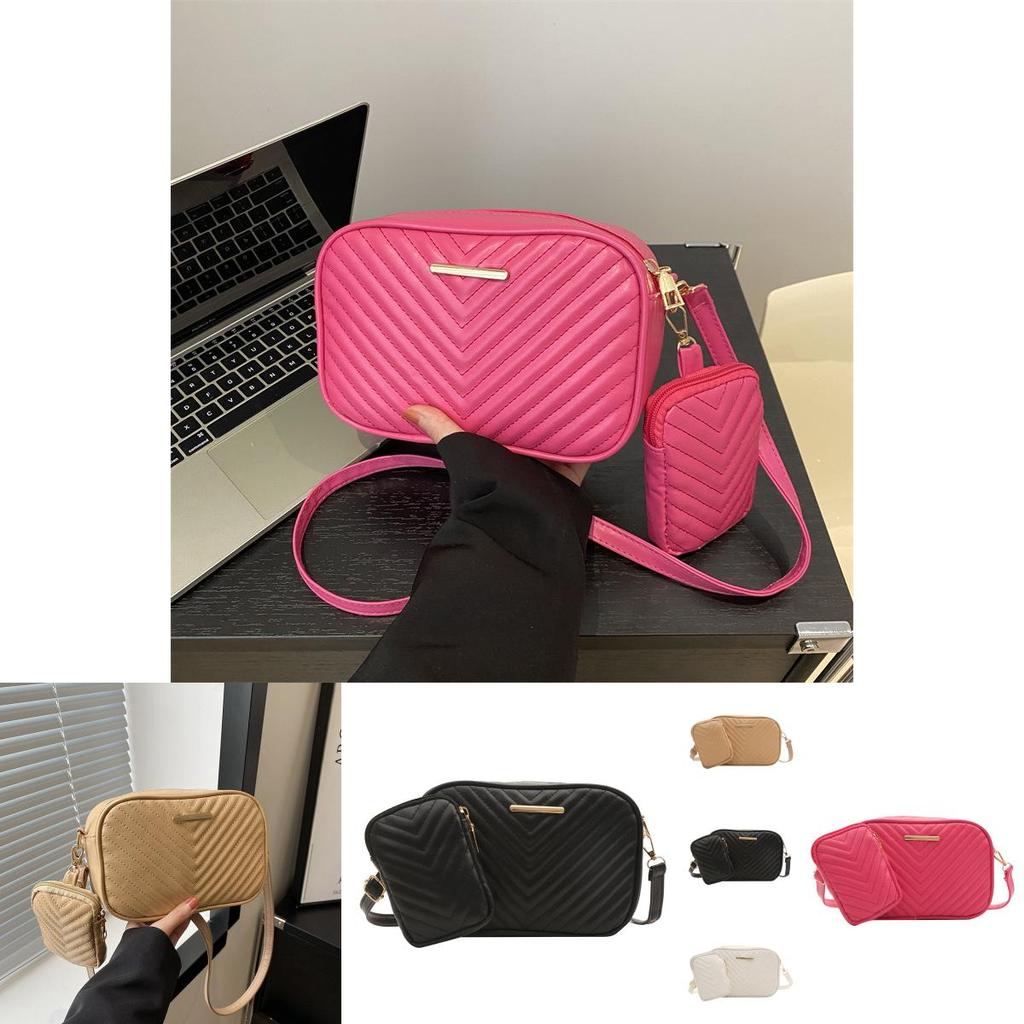 Fashionable Korean Inspired Solid Color Small Square Handbag 2024 New Trendy Design With Adjustable Shoulder Strap For Comfort