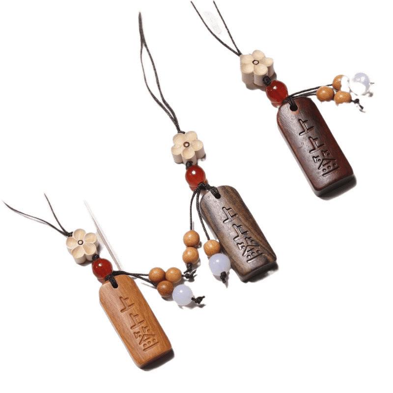 Rosewood DIY Shangshangqian Mobile Phone Pendant Accessory - Creative Gift
