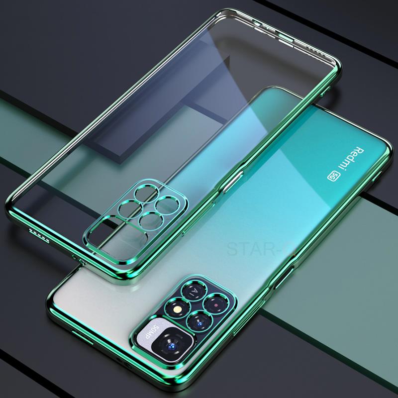 Custodia Trasparente di Lusso Placcata Bumper Per Xiaomi Mi Poco X4 M4 Pro 5g 4g M5s F4 Gt F3 Cover Trasparente in Silicone Poko X4pro M4pro