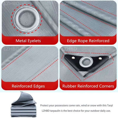 Waterproof Rainproof Sheet, 0.5x32 m, 500g/m?, Plant Protection Cover for Verandas, Greenhouses, and Gardens, Terraces, Balconies, and Outdoor Use, Wi