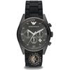 Tazio Grey Dial Black Silicone/Rubber Men's Quartz Watch AR5889