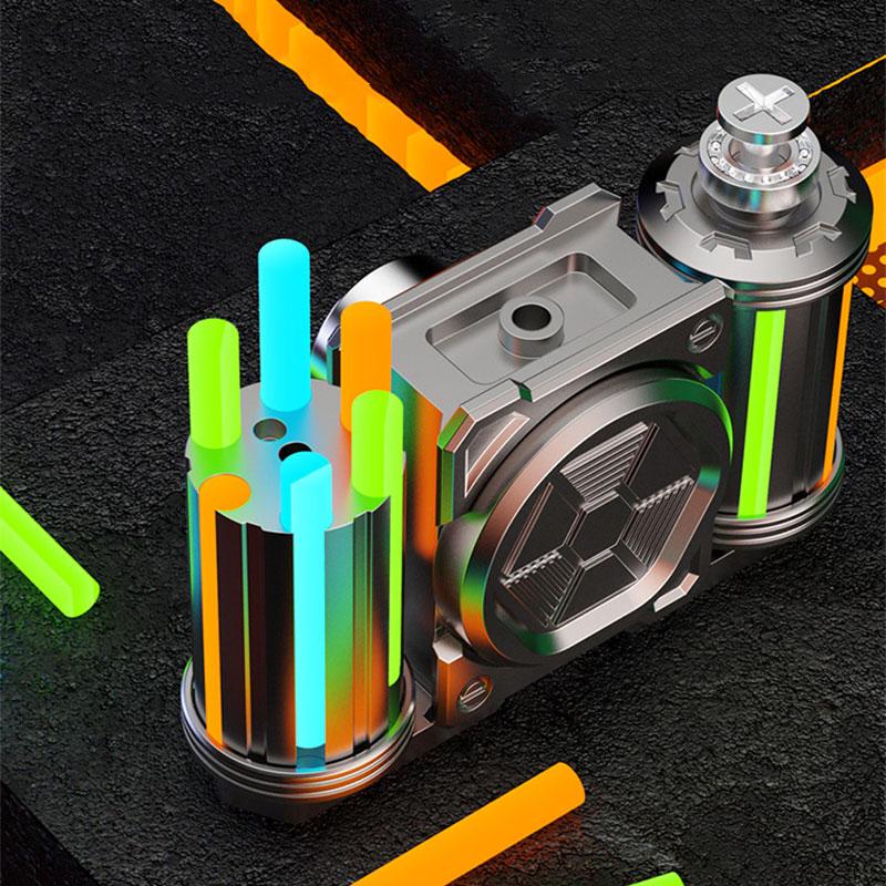 Luminous Tank Roller 101 Fidget Spinner EDC Metal Hand Spinner Adult Fidget Toys ADHD Tool Anxiety Stress Relief Toys Office Toy