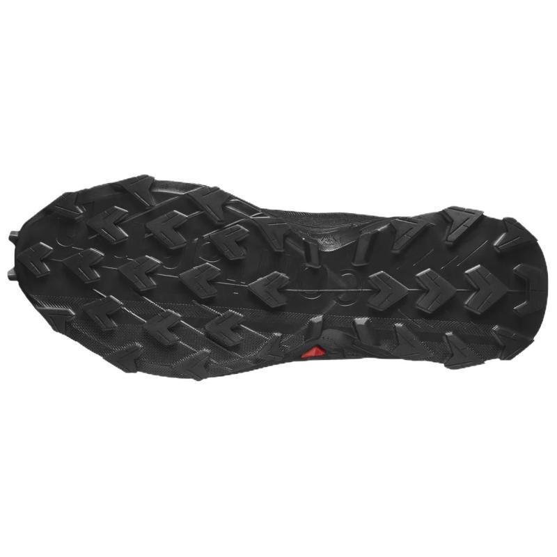 SALOMON ALPHACROSS 5 Anti Slip Wear Resistant Low Top Running Shoes Men's Black Sneakers L47313100