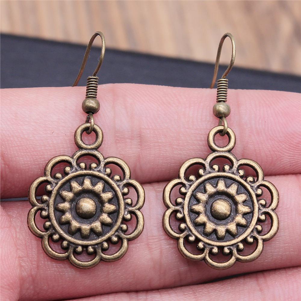 30 Styles Women Fashion Simple Handmade Earrings Geometric Swirl Triangle Teardrop Pendant Dangle Earrings