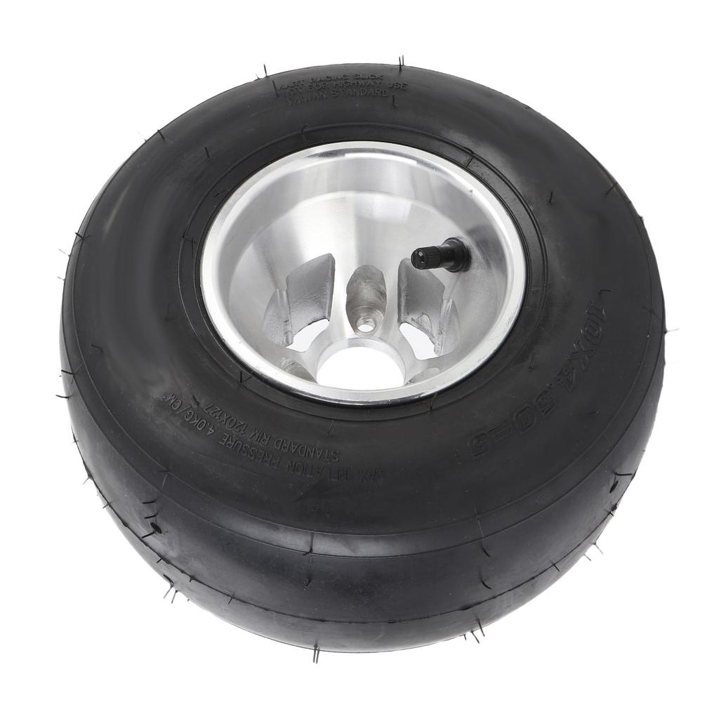 10x4.50 5 Front Wheels Tire with Rim 4PR Tubeless Enhanced Traction Puncture Proof for Drift Trike Go Kart ATV UTV Golf