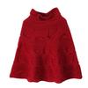 French Wool Cable Knit Shawl Scarf - Women's Winter Thick Warm Cloak Outerwear
