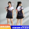 New badminton jersey sports suit men's and women's summer volleyball training jersey table tennis jersey feather jersey printing quick drying