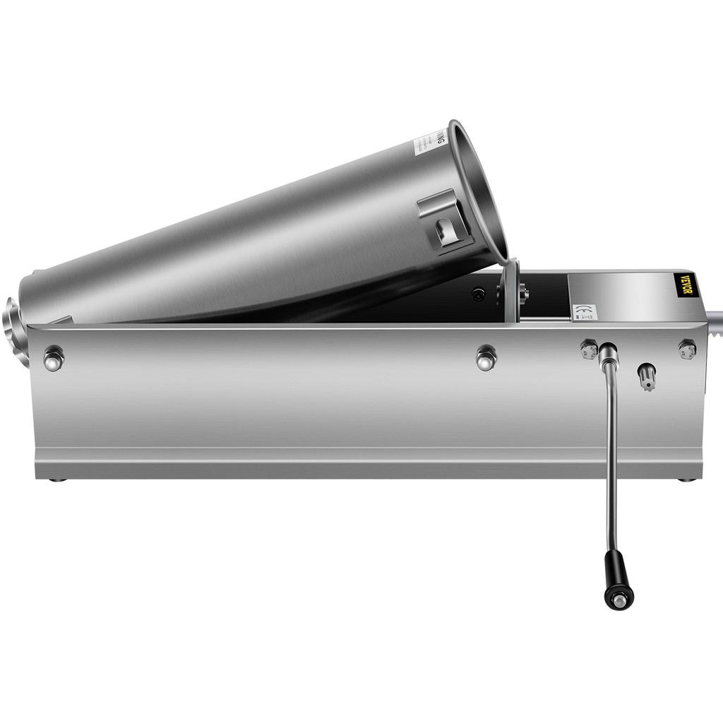 Sausage Stuffer Machine 7L Stainless Steel Sausage Filler Horizontal Manual Sausage Meat Stuffer Machine for Making Hot Dog Sausages Bratwurst