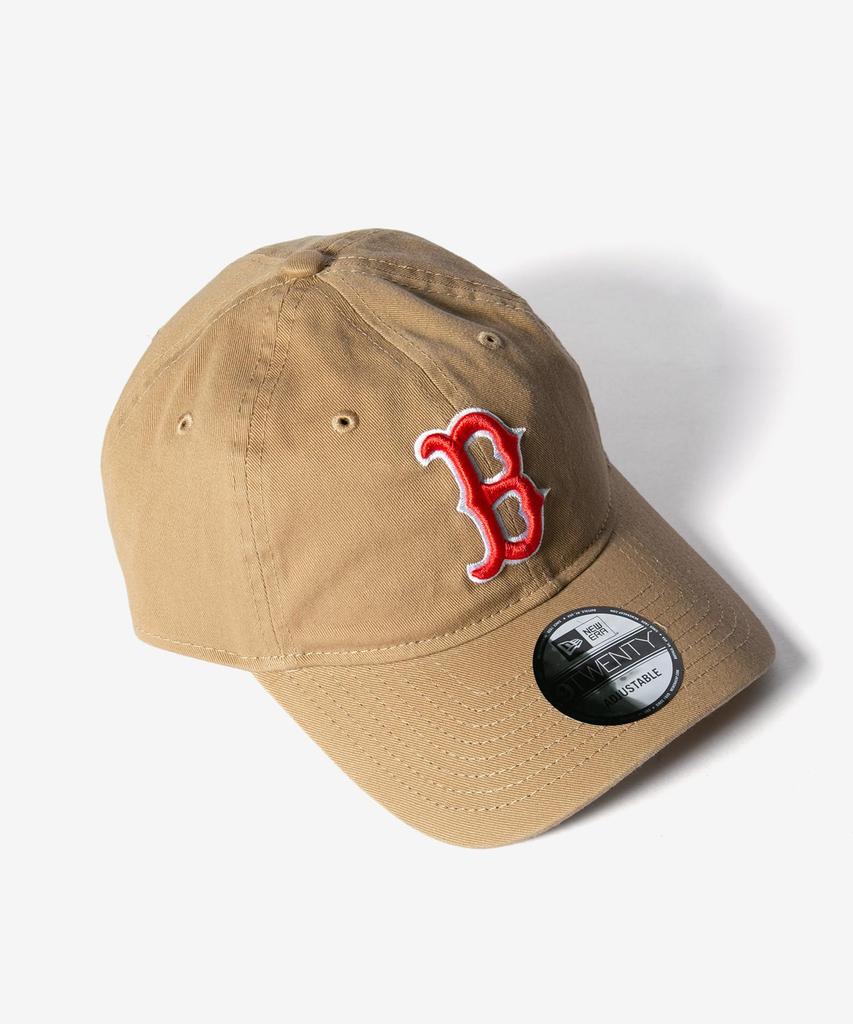 New Era 9TWENTY Khaki Red Free Size & Cap, [Used]