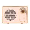 Retro Bluetooth 5.0 Speaker Vintage Mini Bluetooth Speaker Memory Card AUX USB Rechargeable MP3