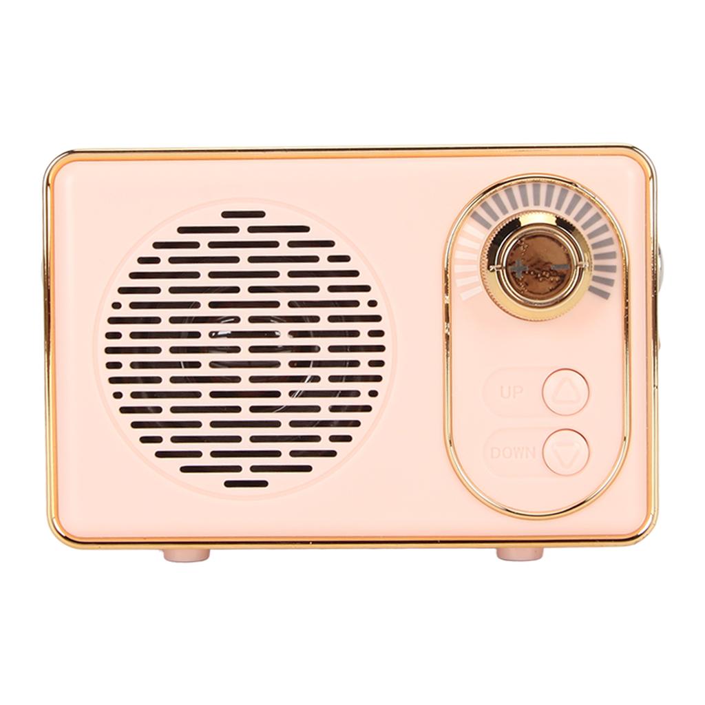 Retro Bluetooth 5.0 Speaker Vintage Mini Bluetooth Speaker Memory Card AUX USB Rechargeable MP3