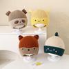 Cute Cartoon Baby Knitted Beanie Warm Woolen Winter Infant Boy Girl Hat Toddler Kids Ear Protection Crochet Cap