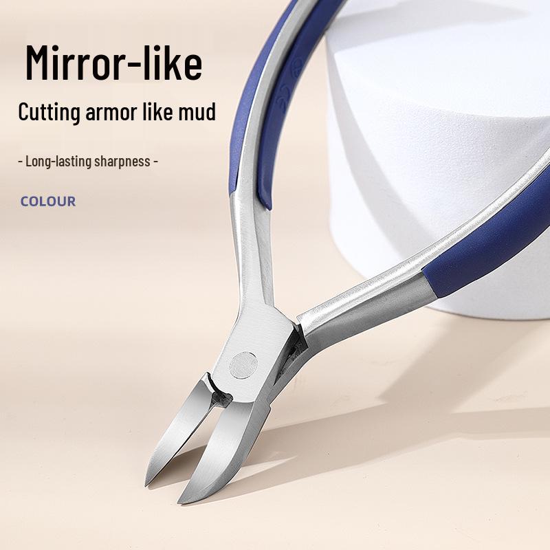 Stainless Steel Toenail Clippers with Eagle Beak Design - Precision Paronychia and Cuticle Care Tool