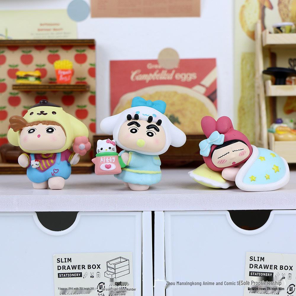 Sanrio Crayon Shin-chan Creative Cartoon Figure Ornament - Crayon Shin-chan Series