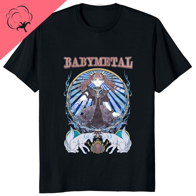 

BABYMETAL Pop Metal Band Printed Cotton Idol Fans Tshirt Casual Fashion Streetwear Man Clothing Hip Hop Hipster Women T Shirt... 5XL різнокольоровий