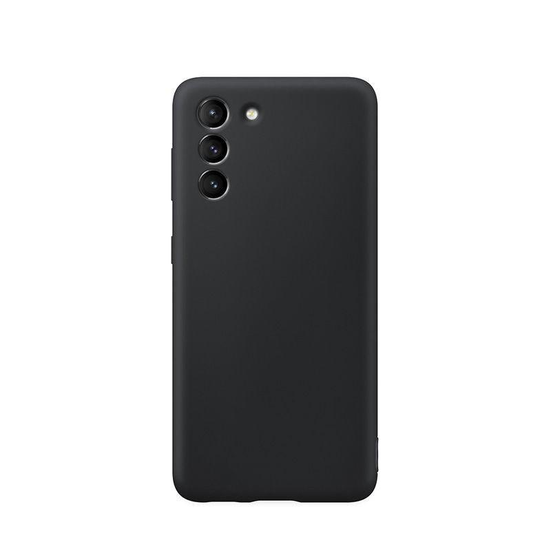 Liquid Silicone Phone Case Galaxy S21 Ultra Full Coverage Shockproof Anti-Scratch Slim Protective Cover