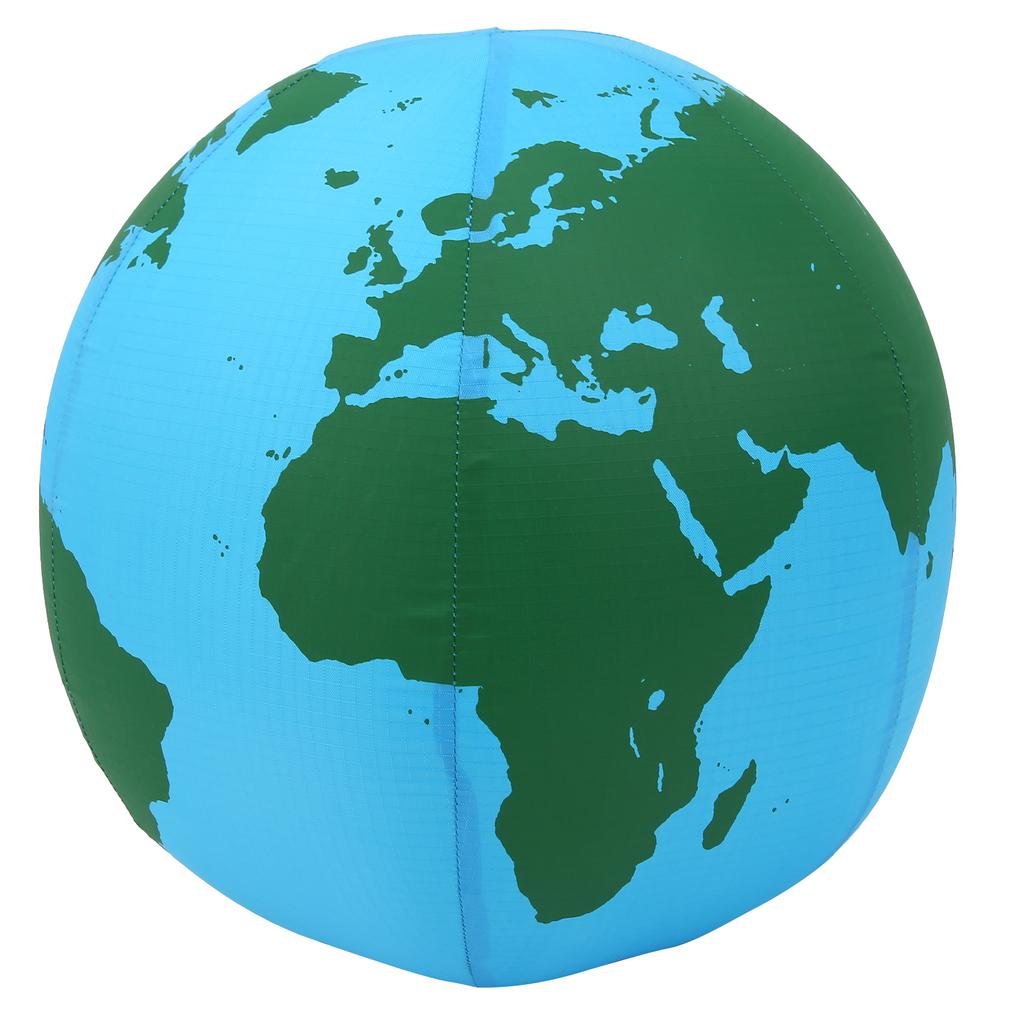 Nylon Cloth Inflatable Latex Balloons Beach Ball Children Outdoor Toys (the Earth)