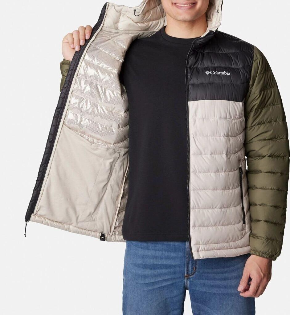 Куртка Columbia Powder Lite Hooded Jacket темный камень/акула/камень зеленый