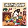 Spooky Cutie Carte de colorat în momente confortabile pentru relaxare Carte educațională de pictură cu graffiti cu creaturi înfiorătoare adorabile